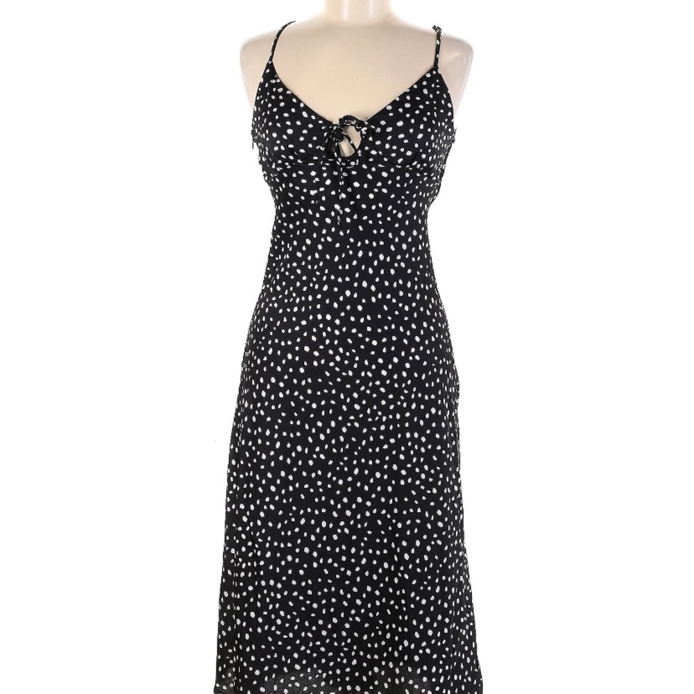 Black and White Polka Dot Dress